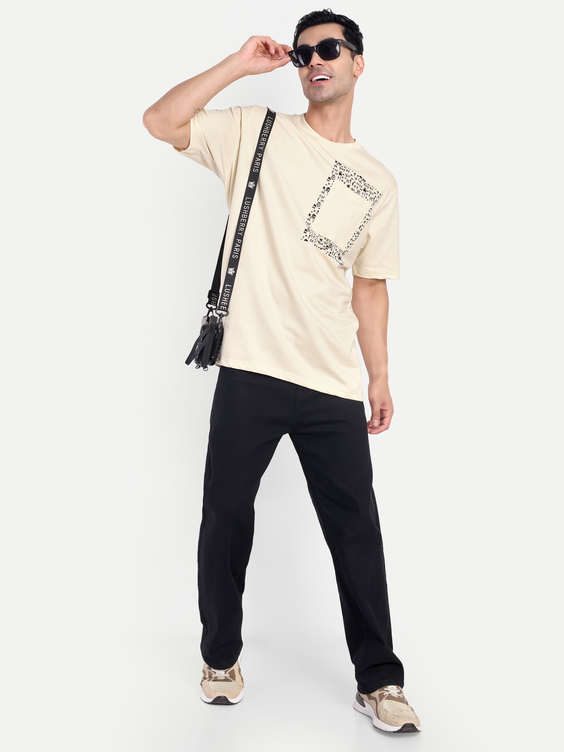 Minimal Warli Print T-Shirt