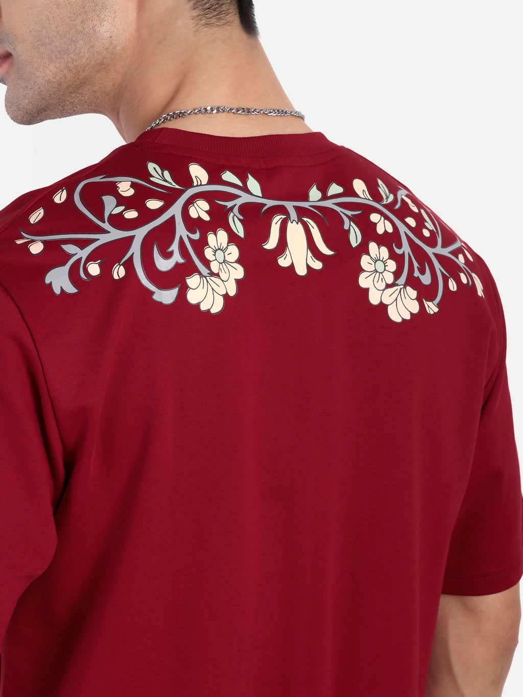 Kalamkari Print Oversized T-Shirt