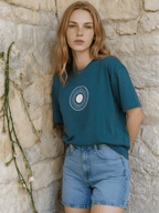 warli Bird Oversized T-Shirt