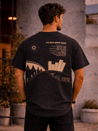 Warli Urban Life Oversized T-Shirt